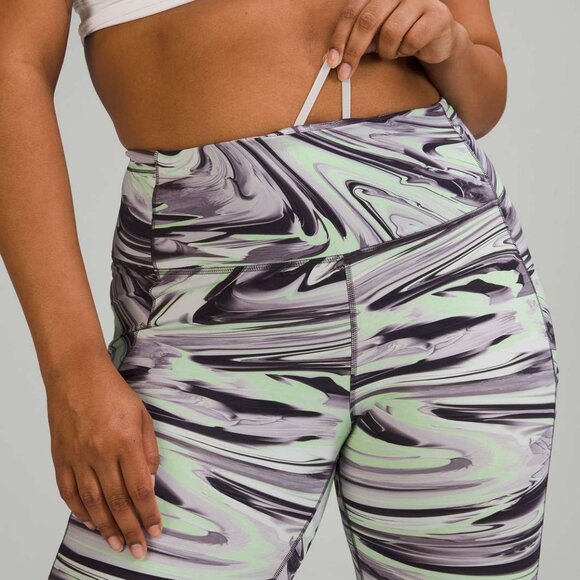 Lululemon Paint Glide Warp Multi Fast and Free High-Rise Tight 25" 2 - Picture 5 of 5